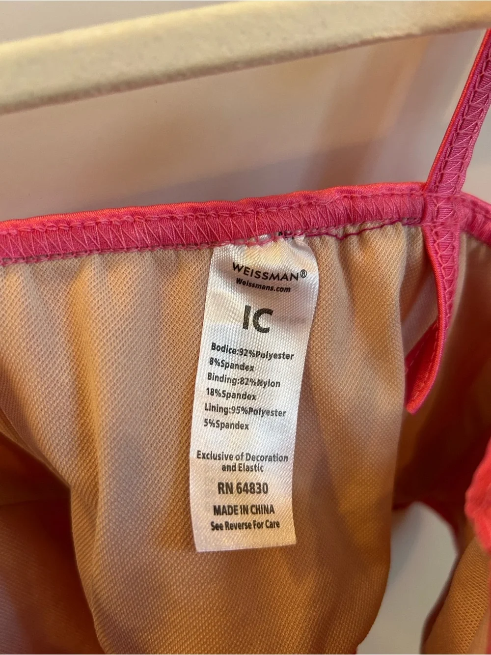 Weissman Hot Pink Sequin Crop Tank Top - Picture 8 of 8